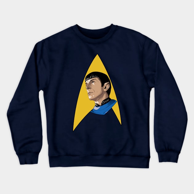 Live long and prosper Crewneck Sweatshirt by ShadowcatDesign